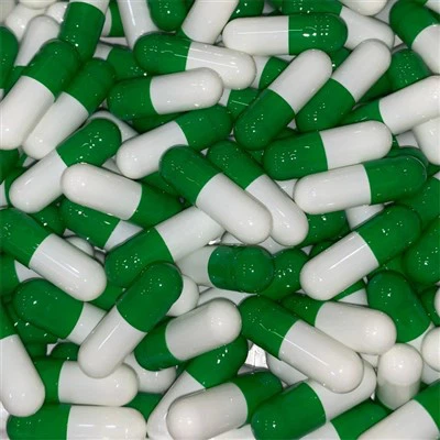 Fargede vegetariske kapsler